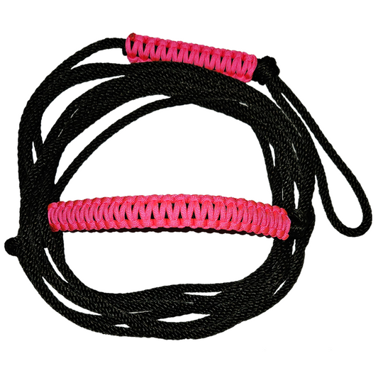 Neon rosa/sort kalvegrime