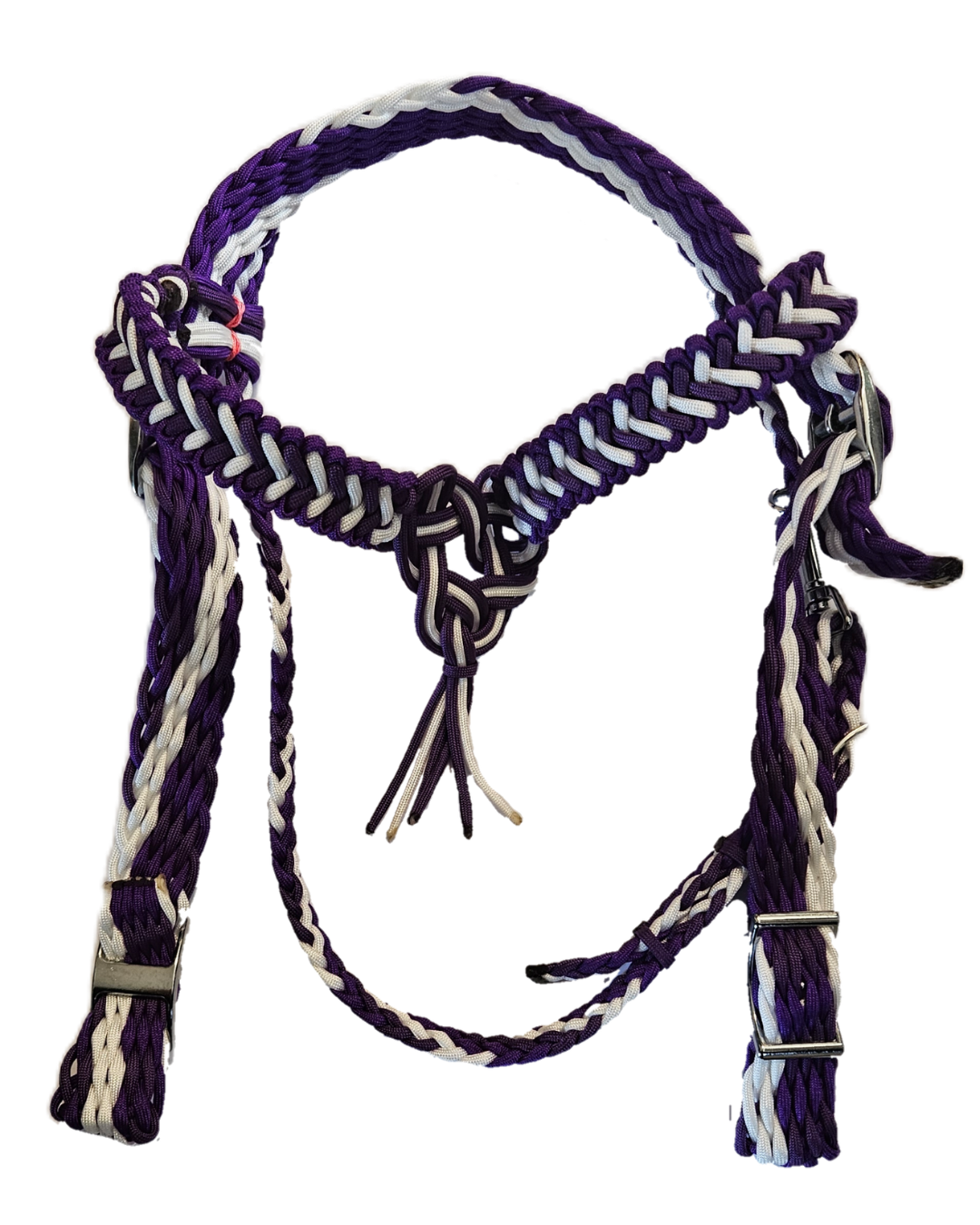 Frostlilla western sett m/ frynser